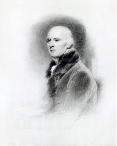 Joseph Farington, gegraveerd door Richard Evans door Thomas Lawrence